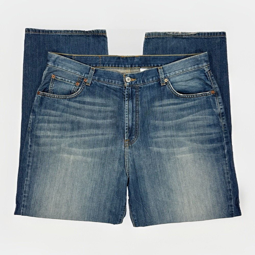 Lucky Brand Dungarees Loose Jeans Men's 38x30 (Actual 38x29) Mechanic Streetwear